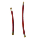2pcs Bike Pump Extension Hose American Valve Extender Tube Schrader Valves