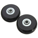 2 Sets Luggage Suitcase Replacement Wheels OD 50mm Axles Washers Wrenches Parts