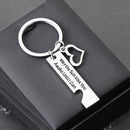 2pcs Romantic Lover Key Chain Set Lettering Fashion Keyring Pendant Jewelry