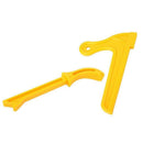 Yellow Plastic Woodworking Practical Push Block Hand Saw Plastic Push Stick