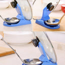 Home Holder Shelves Foldable lid rack Lid Spoon Rest Holder Pan Stand Pot CSEAU