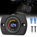 Dc 12V-24V Led Panel Digital Voltmeter Waterproof For Car And Motorcycle, P