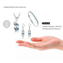 Fashion Jewellery Sets, Women's Hook Dangly Earrings & Pendant Necklace for