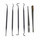 6pcs Nylon Gun Cleaning Tool Set Clean Picks Brush Carbon Double Ended ipk OBK