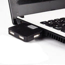Wireless Micro-USB 2.0 4-Port Distributor Multi Hub Splitter Power For Comp B9E7