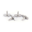 4 Sets Durable Stainless Steel Screws & Nuts Hardware for Kayak Track/ Rail MO