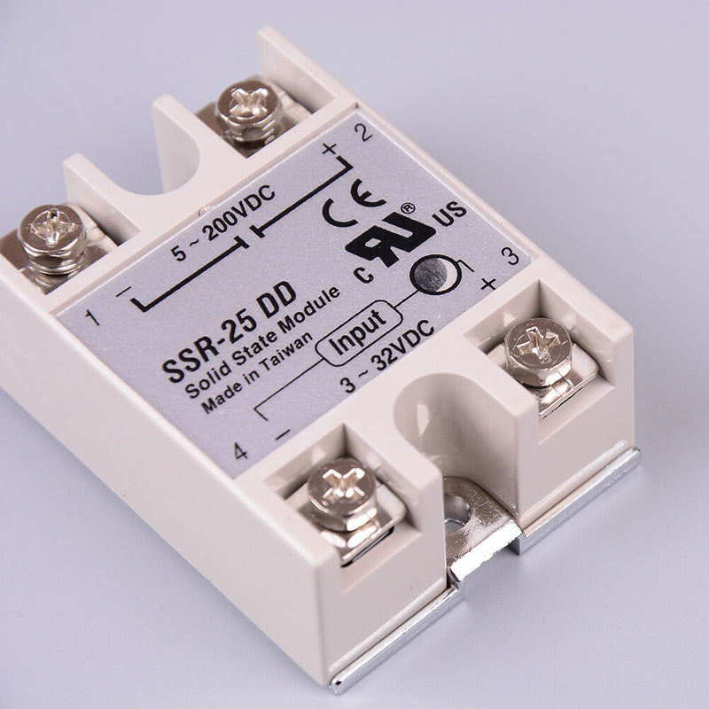 Solid state relay SSR-25DD 25A AC control DC relais 3-32VDC to 5-60VDC SSR 2  Bj