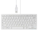 White Plastic Replacement USB2.0  Keyboard Keypad Fit Laptop Desktop
