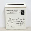 Durable Galvanized Post Box Mailbox Magazines Newspaper Basket Guard Beige