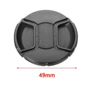 49mm lens cap Cover with string for Canon Nikon SLR DSLR Cameras Photo