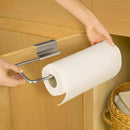 Nailless Over the Cabinet Door Stainless Steel Paper Towel Roll Holder