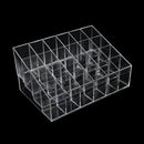 Clear 24 Makeup Lipstick Cosmetic Storage Display Stand Racks Holder OrganizeME