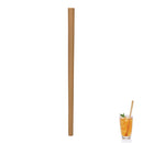 1Pc Wood Straws Organic Bamboo Pattern For Party Wedding Biodegradable   3C
