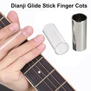 2pcs/set Finger Knuck Tube Portable Guitar Slider 60mm String Instrument Smooth