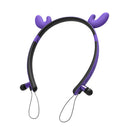 Waterproof  4.2 Earbuds Wireless Headset Purple Bass Headset