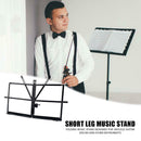 Folding Music Stand Music Sheet Tripod Holder Guitar Violin Score Rack