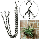 40cm Hanging Flower Plant Pot Chain Basket Planter Home K6Z0 Garden Holder D4G4