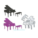 Piano Cutting Dies Stencil DIY Scrapbook Embossing Craft Paper Card Album Decor
