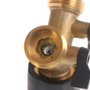 1Pcs Brass 2 Way Garden Hose Splitter Y Valve Water Tap Connector AdapterB Ew