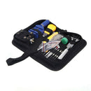 Portable 144 pcs Watch Repair Tool Kit Watchband Link Remover & Zip Case Wa