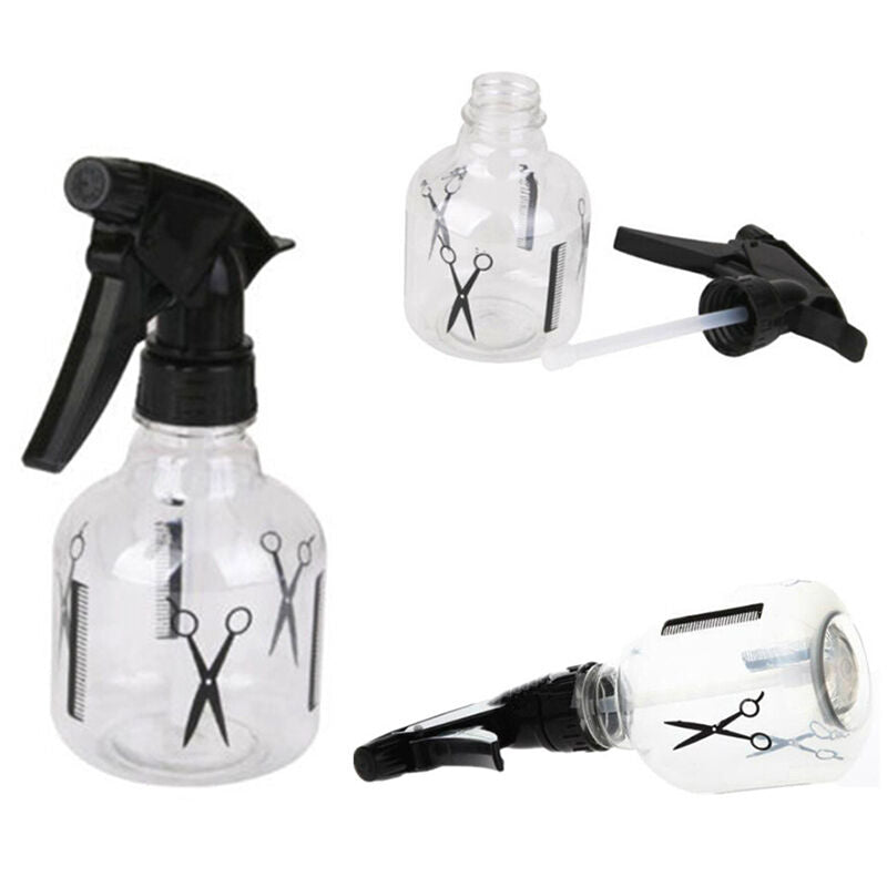 Empty Clear Plic Spray Atomiser Bottle Pump Trigger Water Hair Salon_,