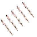 Quicksand Ballpoint Pen, Dynamic Liquid Flower Pen, Metal Ballpoint Pen, Bl