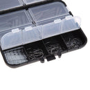 Carp Fishing Tackle Box Lead Clips Hooks Swivels Baiting Needles Terminal R