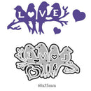 Love Bird Cutting Dies Stencil DIY Scrapbooking Album Stamp Paper  N3C