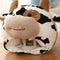 Cute Girl Hat Plush Cow Animal Themed Hat Cap Head Warmer Photo Supplies Props