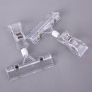 5pcs Plastic Sign Holder Advertising Display Clip Price Tag Stand RacksB Hn