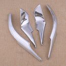 Chrome Rearview Mirror Pillar Moulding Trim Fit For Jeep Compass 2017 2018