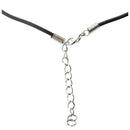 50 x Chains Buckle Necklace Rope Collar Rubber Cord 1.5 mm TOP