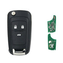 3 Buttons 434MHz With ID46 Chip Remote Control Key Fob for Chevrolet Cruze  T1O1
