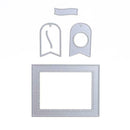 Long Stripe Frame DIY Metal Stencil Scrapbook Craft Embroidery Cutting Die A