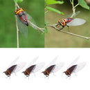 4Pieces Realistic Insect Animal Pot Hanger Fridge Magnet Garden Decor Cicada