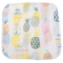 Cartoon baby handkerchief square pattern towel washed cotton infant face towe BX