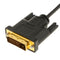3.3ft HDMI Male to Male DVI Monitor Display Adapter Cable Line for HDTV HD