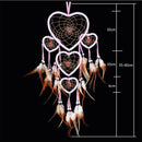 Love Heart Dream Catcher Feather Car Room Wall Hanging Decor Ornament Gifts