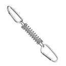 Outdoor Camping Tent Spring Wind Rope Buckle Fix Hook Buckles (White 1pc) A