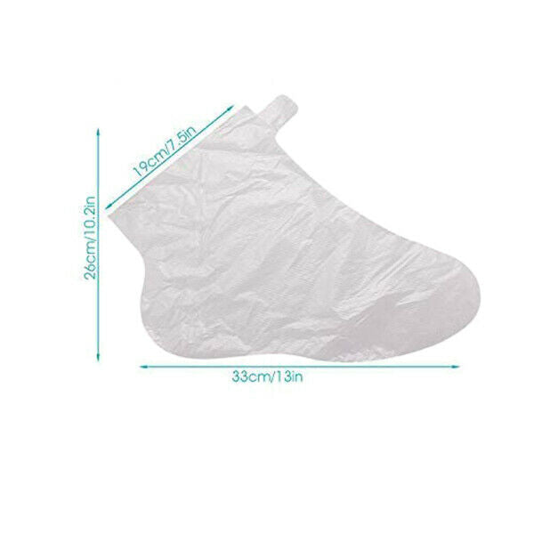 200Pcs Paraffin Wax Liners for Feet,Larger Thicker Thermal Therapy Plastic  S6B4