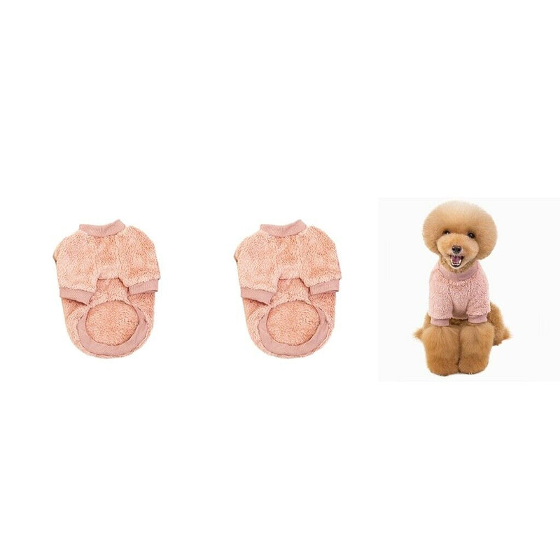 Set Of 2 Puppy Winter Warm Breathable Coat Dog Soft