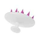 Silicone Head Hair Washing Round Comb Scalp Massage Antiskid Hairbrush A