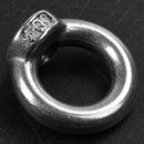 5X(1 x M5 Thread Diameter 304 Stainless Steel Fruit Eye Round Lifting Ring Q6C8)