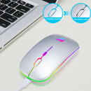 Wireless Mouse 1600DPI 2.4GHz Receiver Colorful Backlight Mice for Laptop PC