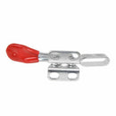 27Kg Short Bar Flanged Base Horizontal Toggle Clamps (4 Pieces)
