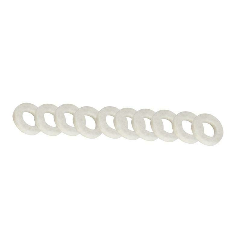 10pcs Cotton Felt Mats Trumpet Key Pad for Trumpet Trombone Repair Accessor