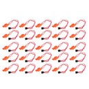25pcs Plastic Emergency Whistle, Loud Portable Necklace Whistle for Emergency