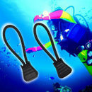 2PCS Scuba Diving Dive Snorkel Breathing Tube Diving Head Single Fixed Hook K2L8