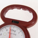 10kg Weighing Portable Numeral Pointer Spring Balance Hanging Scale