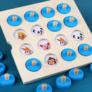 Kids Wooden Memory Match Stick Chess Game Fun Block Board Educational Toys A